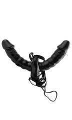FETISH FANTASY SERIES - VIBRATING DOUBLE DELIGHT STRAP - ON. - Amore24