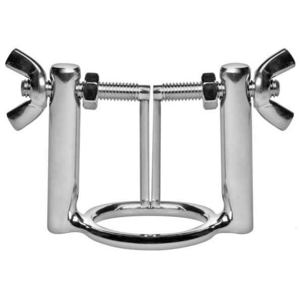 METAL HARD - GLAND RING WITH URETHRAL DILATOR PRESS - Amore24