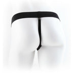 FETISH FANTASY SERIES - SERIES 9 HOLLOW STRAP - ON WITH BALLS 22.9CM BROWN - Amore24