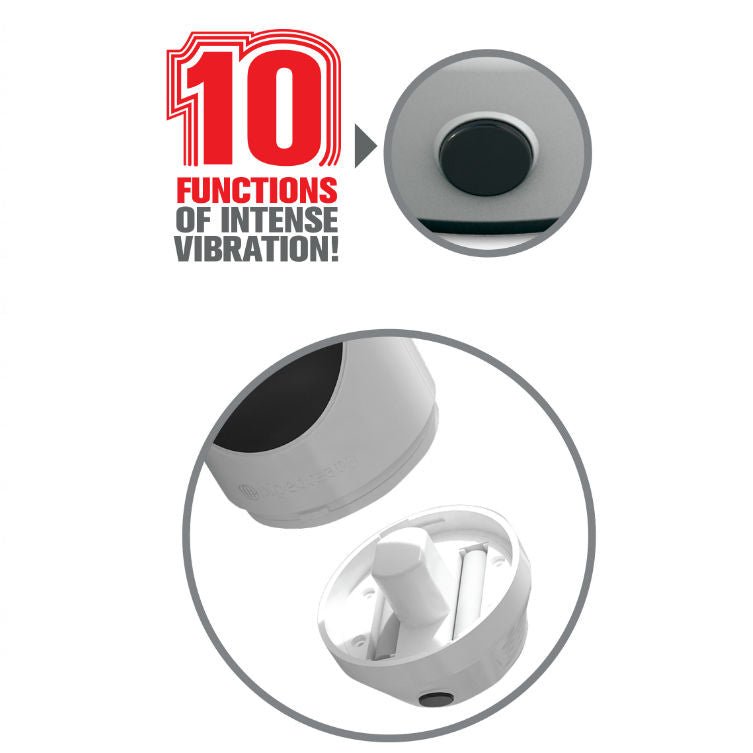 EXTREME TOYZ - PIPEDREAM MEGA GRIP VAGINA MASTURBATOR VIBRATOR - Amore24