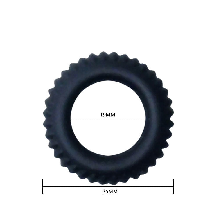 BAILE - TITAN COCKRING BLACK 1.9 CM - Amore24