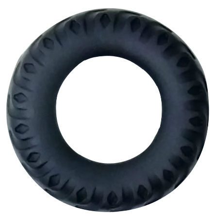 BAILE - TITAN COCKRING BLACK GREEN 2 CM - Amore24