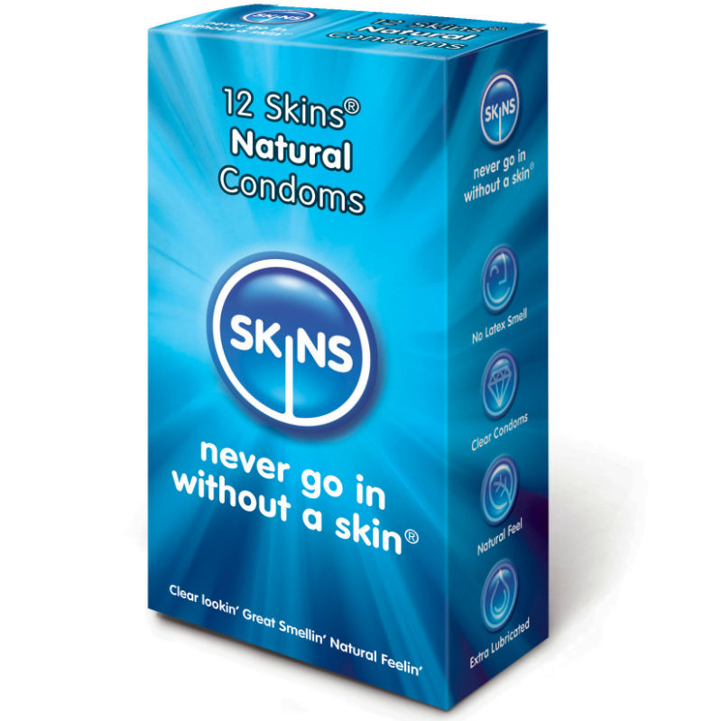 SKINS - CONDOM NATURAL PACK 12 - Amore24
