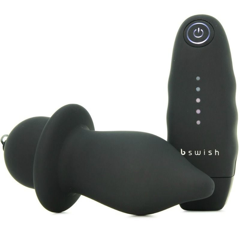 B SWISH - BFILLED CLASSIC VIBRATING PLUG BLACK - Amore24