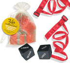 INEDIT - KIT BAG ORGANZA TIES RED - Amore24