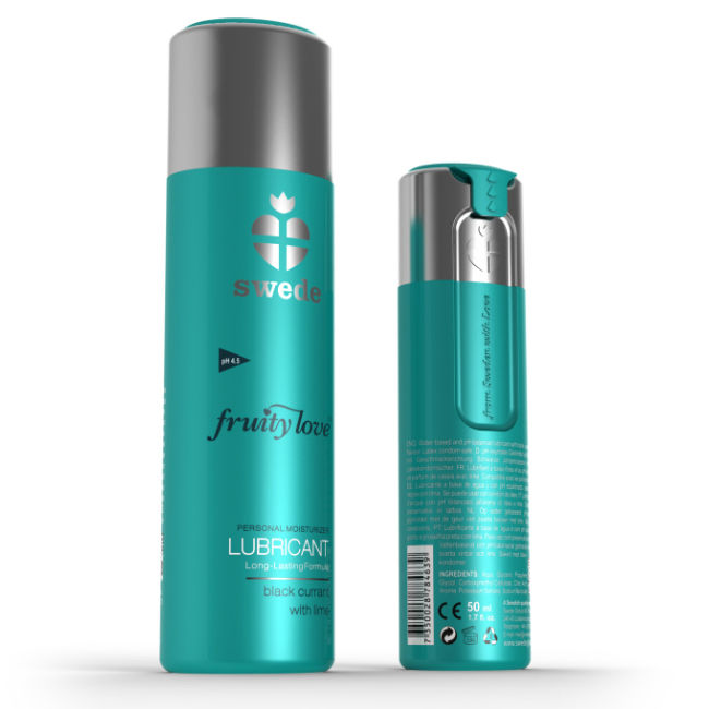 SWEDE - FRUITY LOVE LUBRICANT BLACK CURRANT LIME 50 ML - Amore24