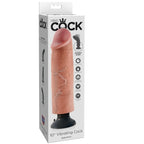 KING COCK - 25.5 CM VIBRATING COCK FLESH - Amore24