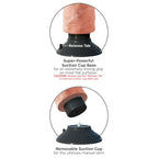 KING COCK - 17.78 CM VIBRATING COCK WITH BALLS FLESH - Amore24