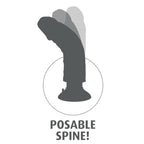 KING COCK - 23 CM VIBRATING COCK WITH BALLS BLACK - Amore24