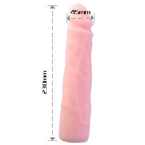 BAILE - REALISTIC SKIN TOUCH SILICONE DILDO 23 CM - Amore24