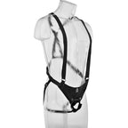 KING COCK - 28 CM HOLLOW STRAP-ON SUSPENDER SYSTEM FLESH - Amore24