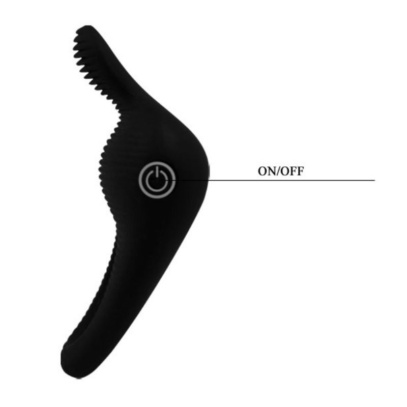 PRETTY LOVE - THIMBLE VIBRATOR RING BLACK - Amore24