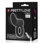 PRETTY LOVE - COBRA VIBRATOR RING BLACK - Amore24