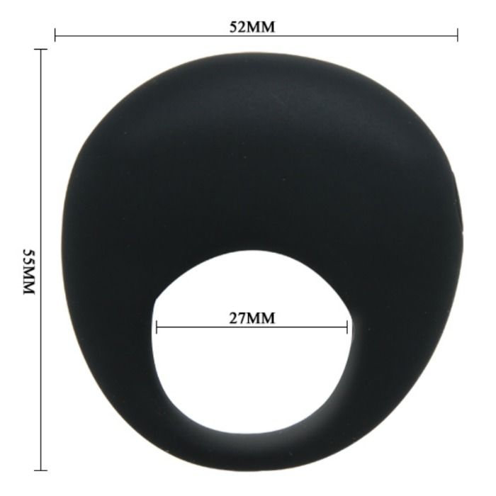 PRETTY LOVE - TRAP VIBRATOR RING BLACK - Amore24
