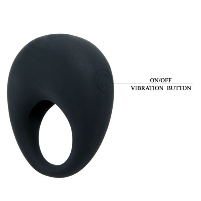 PRETTY LOVE - TRAP VIBRATOR RING BLACK - Amore24