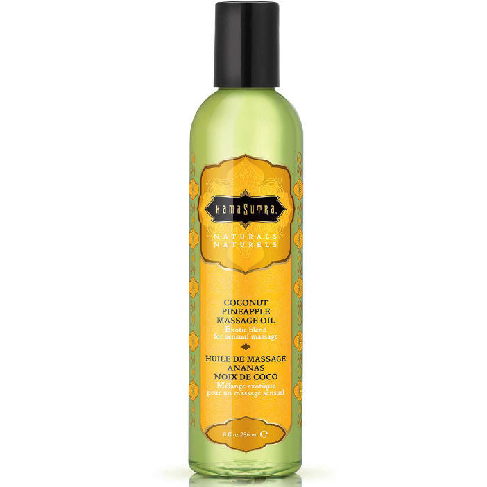 KAMASUTRA - NATURALS PIÑA COLADA MASSAGE OIL 236ML - Amore24