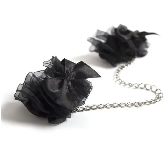 BIJOUX - INDISCRETS FROU FROU ORGANZA HANDCUFFS - Amore24