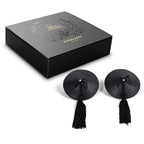 BIJOUX - BURLESQUE BLACK NIPPLE COVERS - Amore24