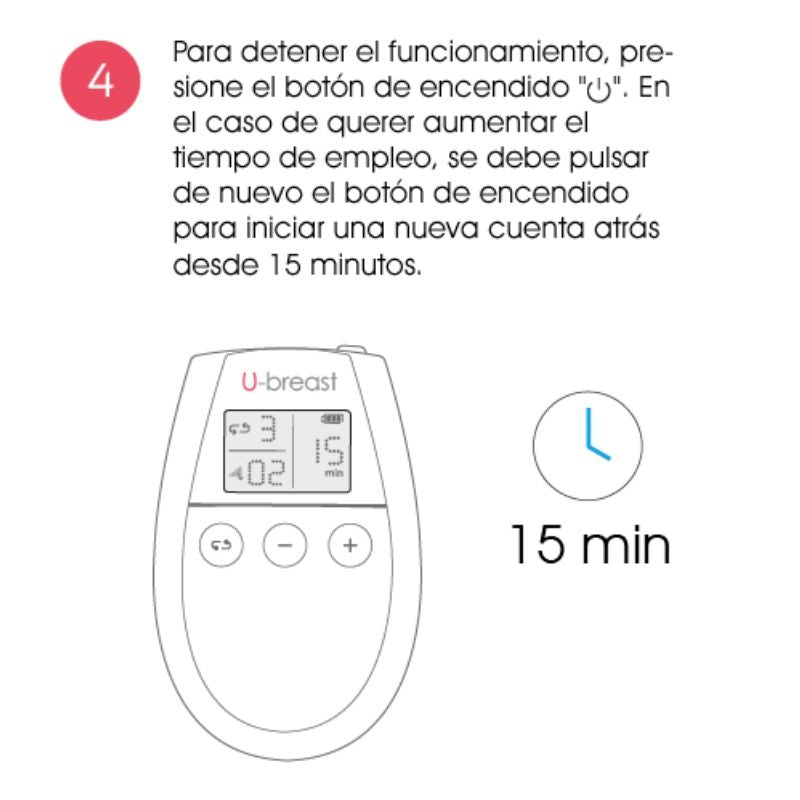 500 COSMETICS - U BREAST BREAST INCREASE ELECTROSTIMULATION - Amore24