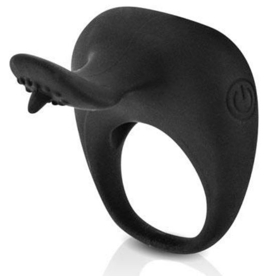 PRETTY LOVE - THIMBLE VIBRATOR RING BLACK - Amore24