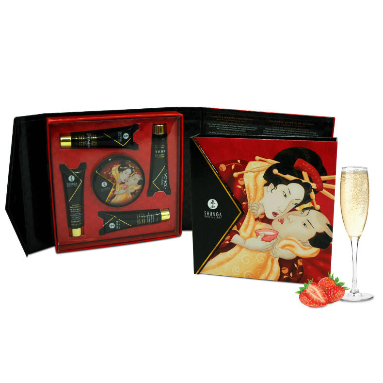 SHUNGA - SECRET GEISHA STRAWBERRIES AND CAVA KIT - Amore24