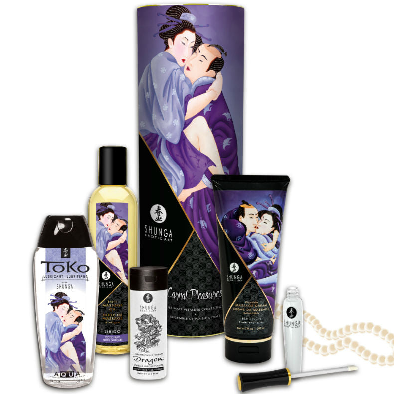 SHUNGA - CARNAL PLEASURES COLLECTION KIT - Amore24
