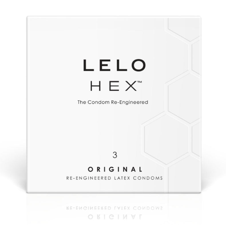 LELO - HEX CONDOM BOX 3 UNITS - Amore24