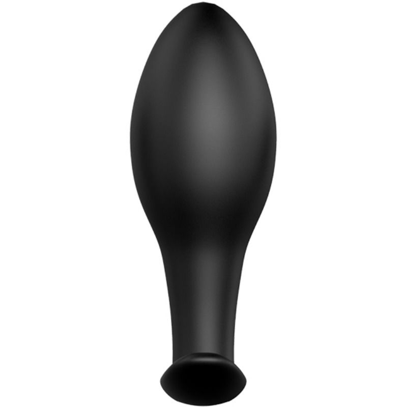 PRETTY LOVE - ANAL PLUG ANCHOR FORM SILICONE 12 VIBRATION MODES BLACK - Amore24