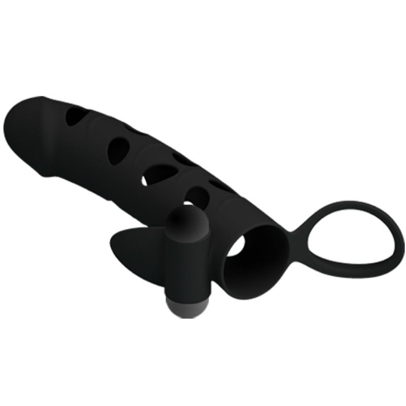 PRETTY LOVE - SILICONE COVER WITH VIBRATION 15.2 CM - Amore24