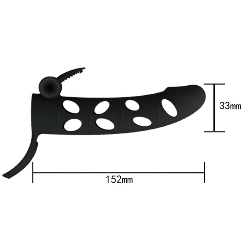 PRETTY LOVE - SILICONE COVER WITH VIBRATION 15.2 CM - Amore24