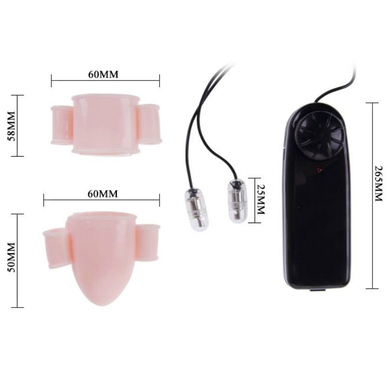 BAILE - ALFRED PENIS VIBRATOR COVERS WITH CONTROL - Amore24