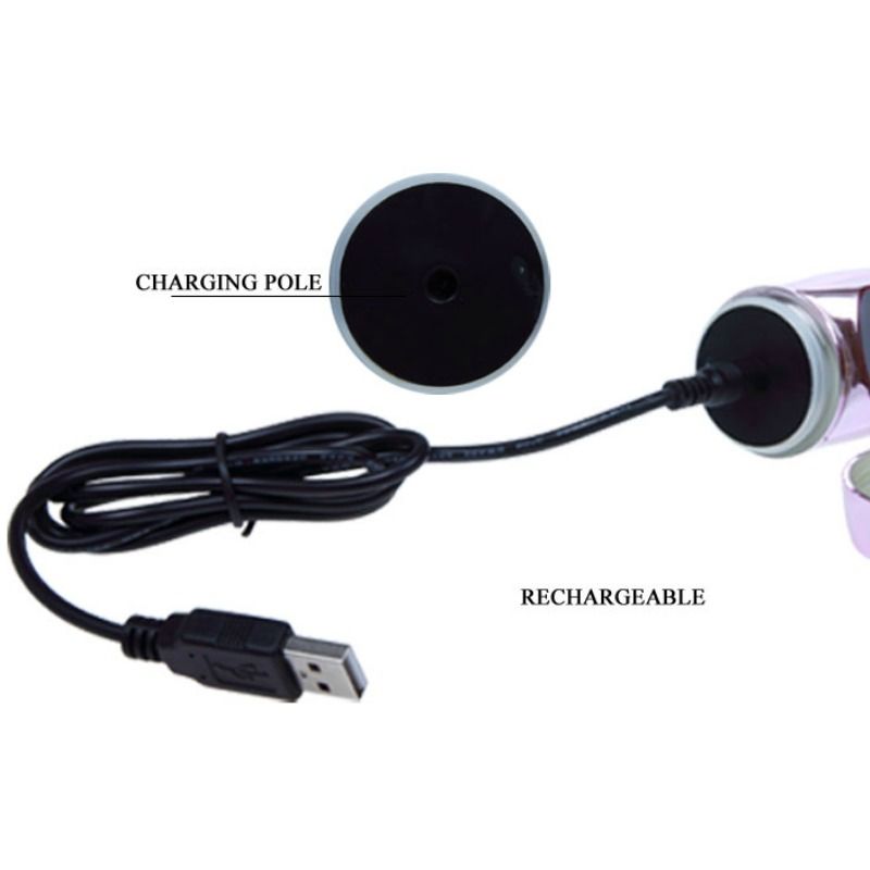 BAILE - RECHARGEABLE VIBRATOR WITH ROTATION AND THROBBING BUTTERF STIMULATOR - Amore24