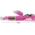 BAILE - VIBRATOR WITH ROTATION AND RABBIT MULTIVE SPEED AND MULTIROTATION - Amore24