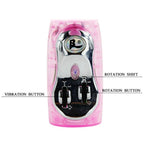 BAILE - VIBRATOR WITH ROTATION AND RABBIT MULTIVE SPEED AND MULTIROTATION - Amore24