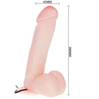 BAILE - REALISTIC DILDO WITH VIBRATION AND ROTATION 20 CM - Amore24