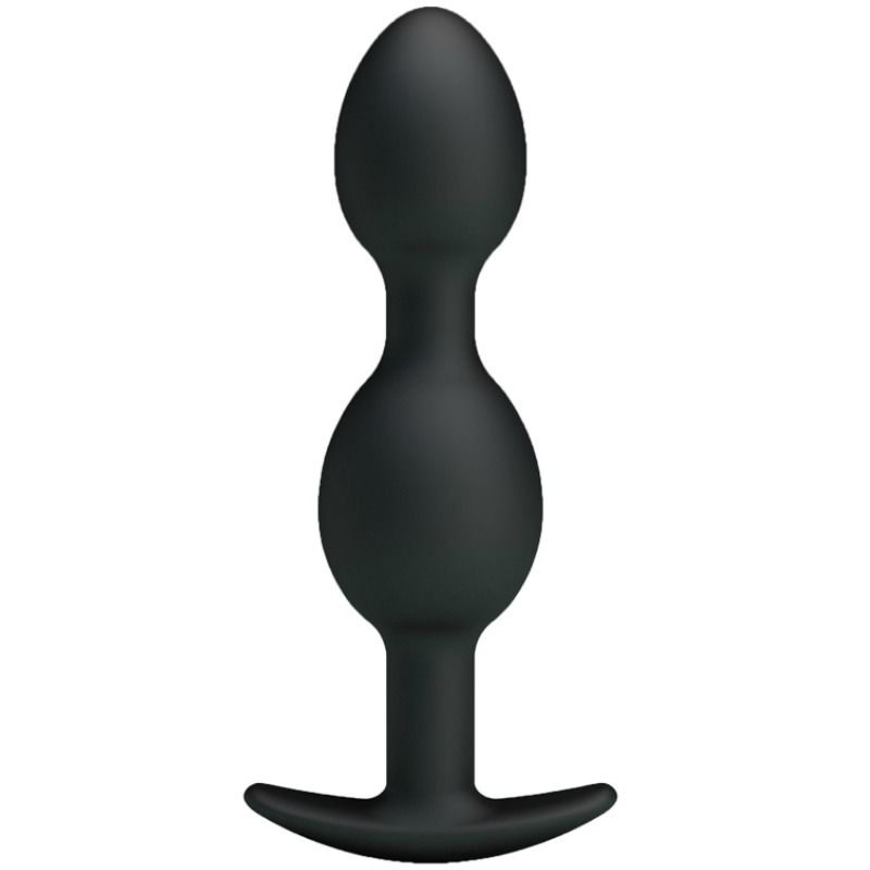 PRETTY LOVE - SILICONE ANAL BALLS 12.5 CM BLACK - Amore24