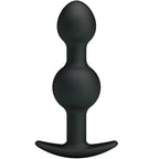 PRETTY LOVE - SPECIAL STIMULATION SILICONE ANAL BALLS 10.3 CM BLACK - Amore24