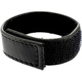 LEATHER BODY - ADJUSTABLE LEATHER STRAP WITH VELCRO FOR PENIS BLACK - Amore24