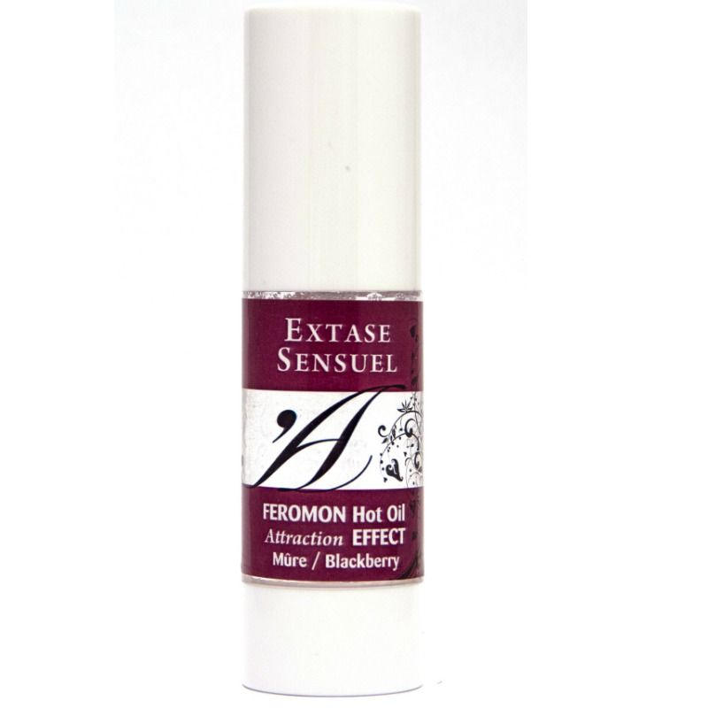 EXTASE SENSUAL - HEATING EFFECT MASSAGE OIL WITH BLACKBERRY PHEROMONES 30 ML - Amore24