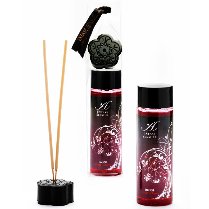 EXTASE SENSUAL - STIMULATING CHERRY OIL 100 ML - Amore24