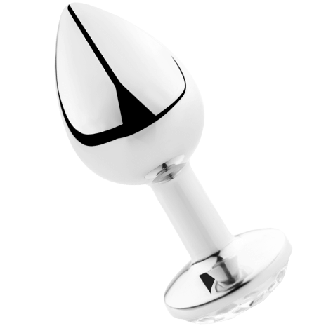 SECRETPLAY - PLUG ANAL TRANSPARENT ALUMINUM 7CM - Amore24