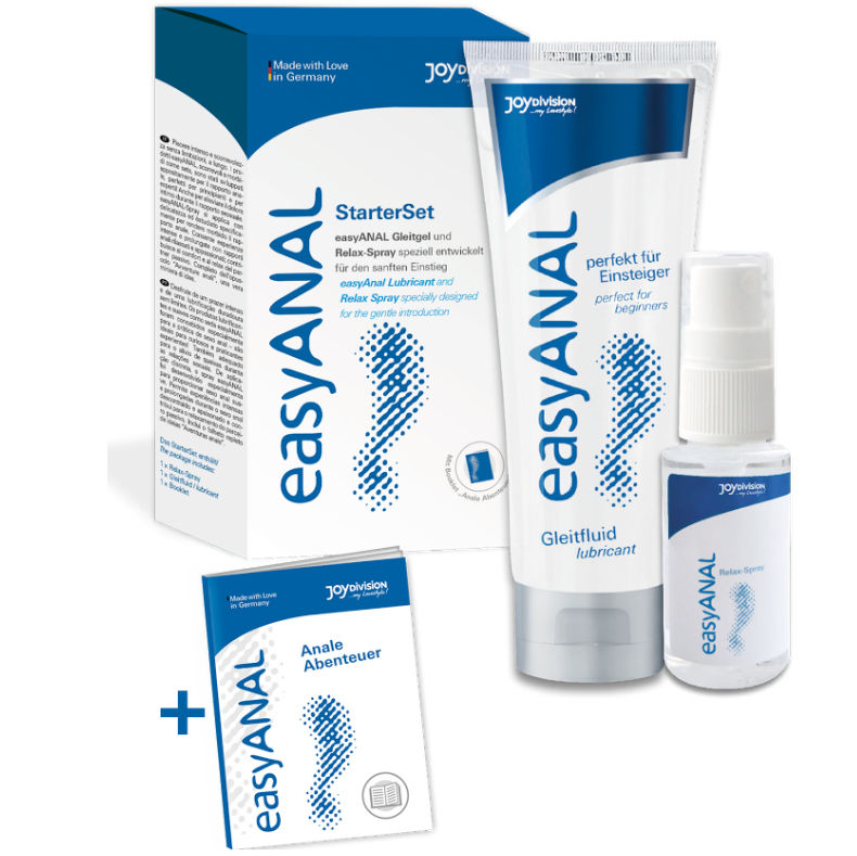 JOYDIVISION EASYANAL - STARTER SET  LUBRICANTE + RELAX SPRAY - Amore24