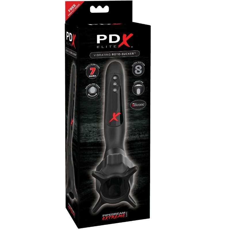 PDX ELITE - VIBRATING ROTO SUCKER - Amore24