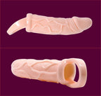 BAILE - PENIS EXTENDER SHEATH WITH VIBRATION AND STRAP FOR TESTICLES 13.5 CM - Amore24