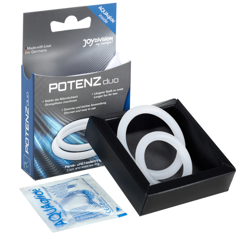 JOYDIVISION POTENZDUO - WHITE RINGS - M - Amore24