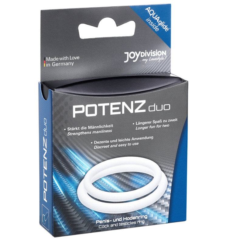 JOYDIVISION POTENZDUO - WHITE RINGS - M - Amore24