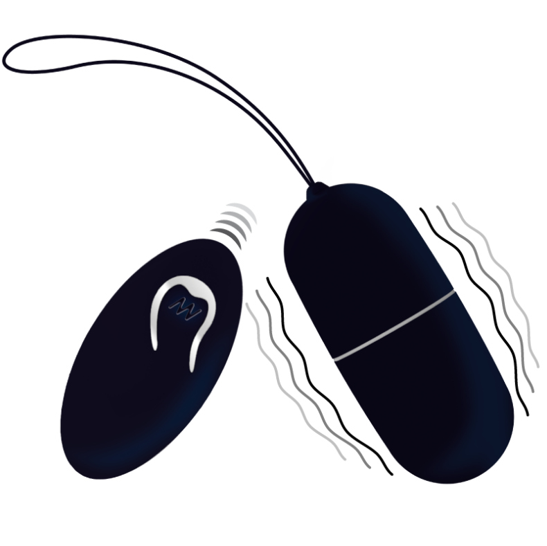 INTENSE - FLIPPY I VIBRATING EGG WITH REMOTE CONTROL BLACK - Amore24