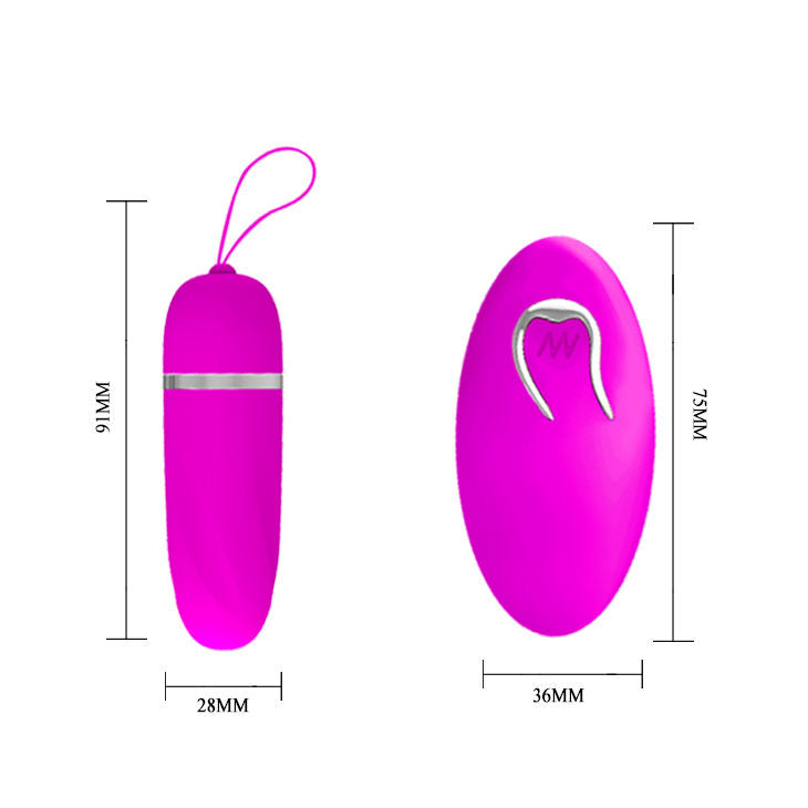 PRETTY LOVE - DEBBY VIBRATING EGG WITH CONTROL - Amore24