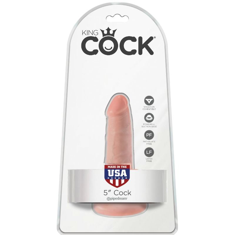 KING COCK - DILDO WITH BALLS 14 CM FLESH - Amore24