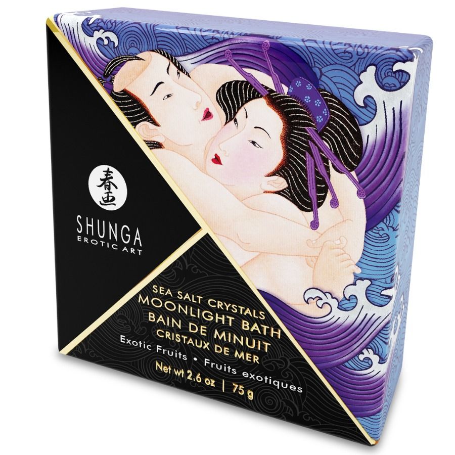 SHUNGA - EXOTIC PURPLE FLAVORED BATH SALTS 75 GR - Amore24